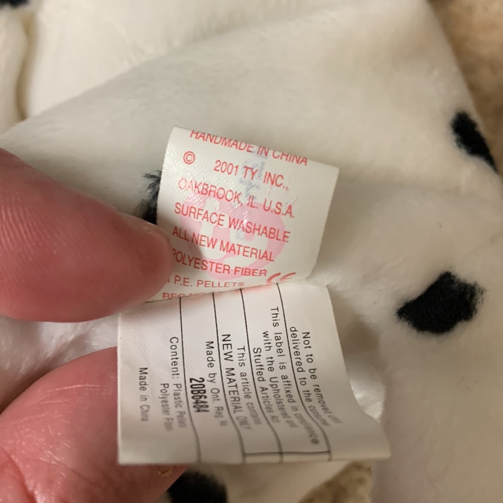 TY Dalmatian Dog Beanie Baby - Picture 6 of 6